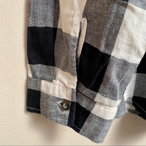 Miss Love black and white buffalo plaid shirt - Picture 8 of 8